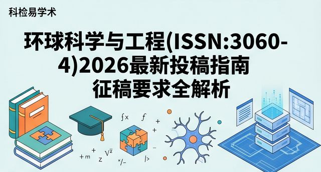 环球科学与工程(ISSN:3060-8864)2026最新投稿指南 征稿要求全解析