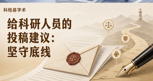 给科研人员的投稿建议:坚守底线