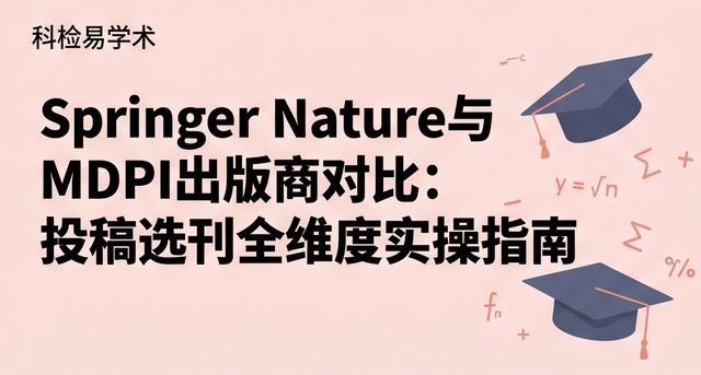 Springer Nature与MDPI出版商对比:投稿选刊全维度实操指南