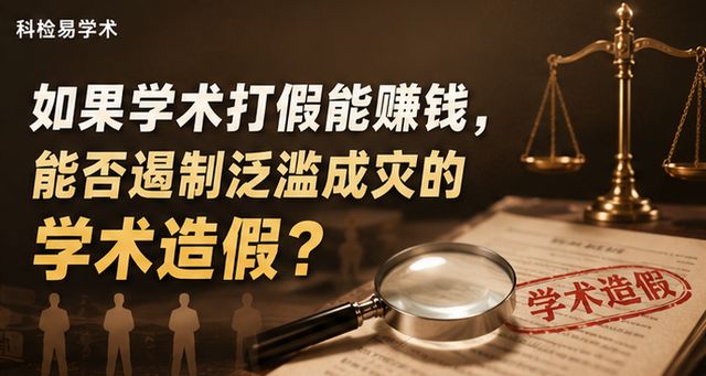 如果学术打假能赚钱,能否遏制泛滥成灾的学术造假?